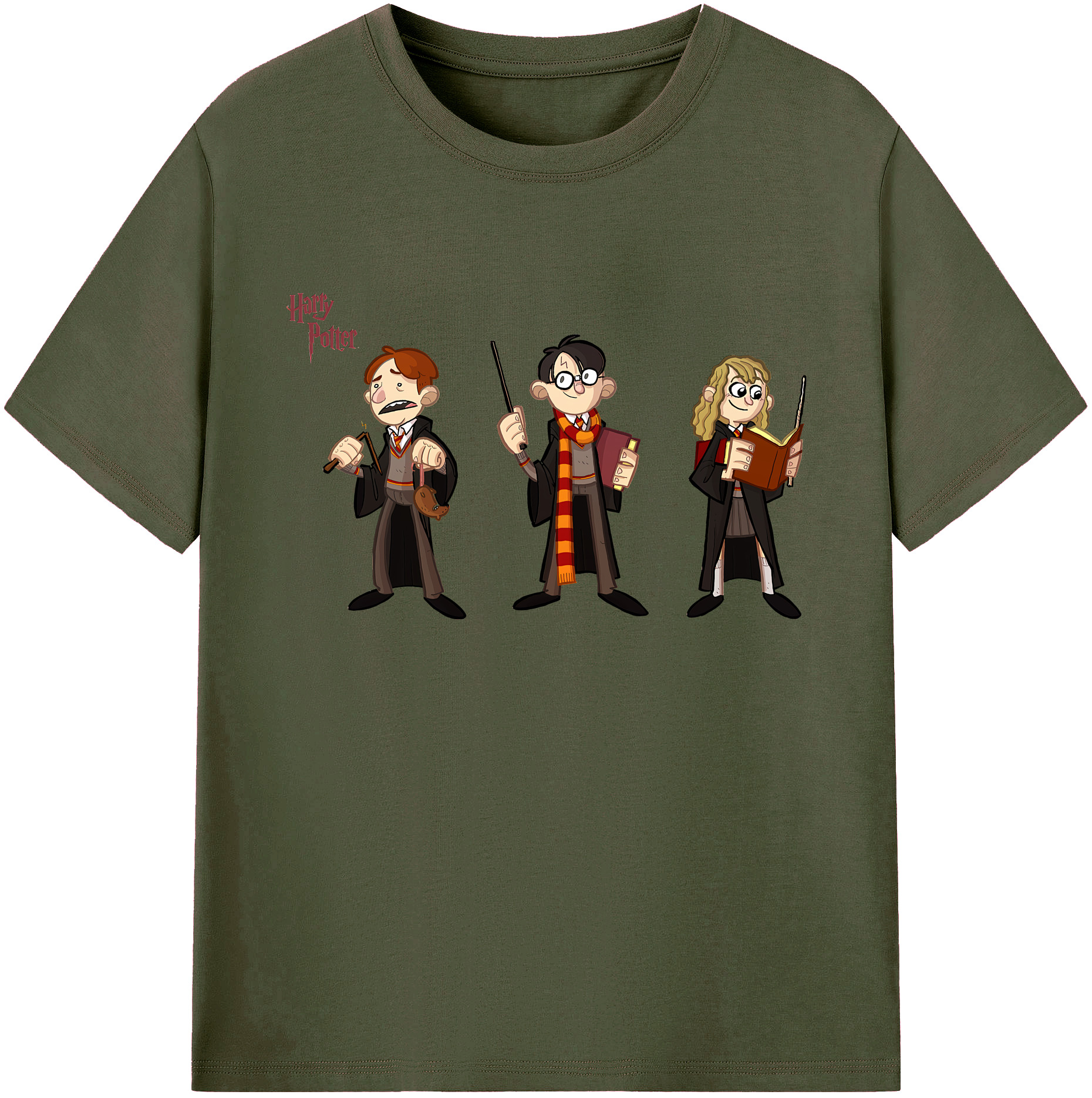 （画像用） Harry Potter ハリー・ポッターシリーズ 綿100％ メンズ半袖Tシャツ｜肌触りやわらか＆通気性
